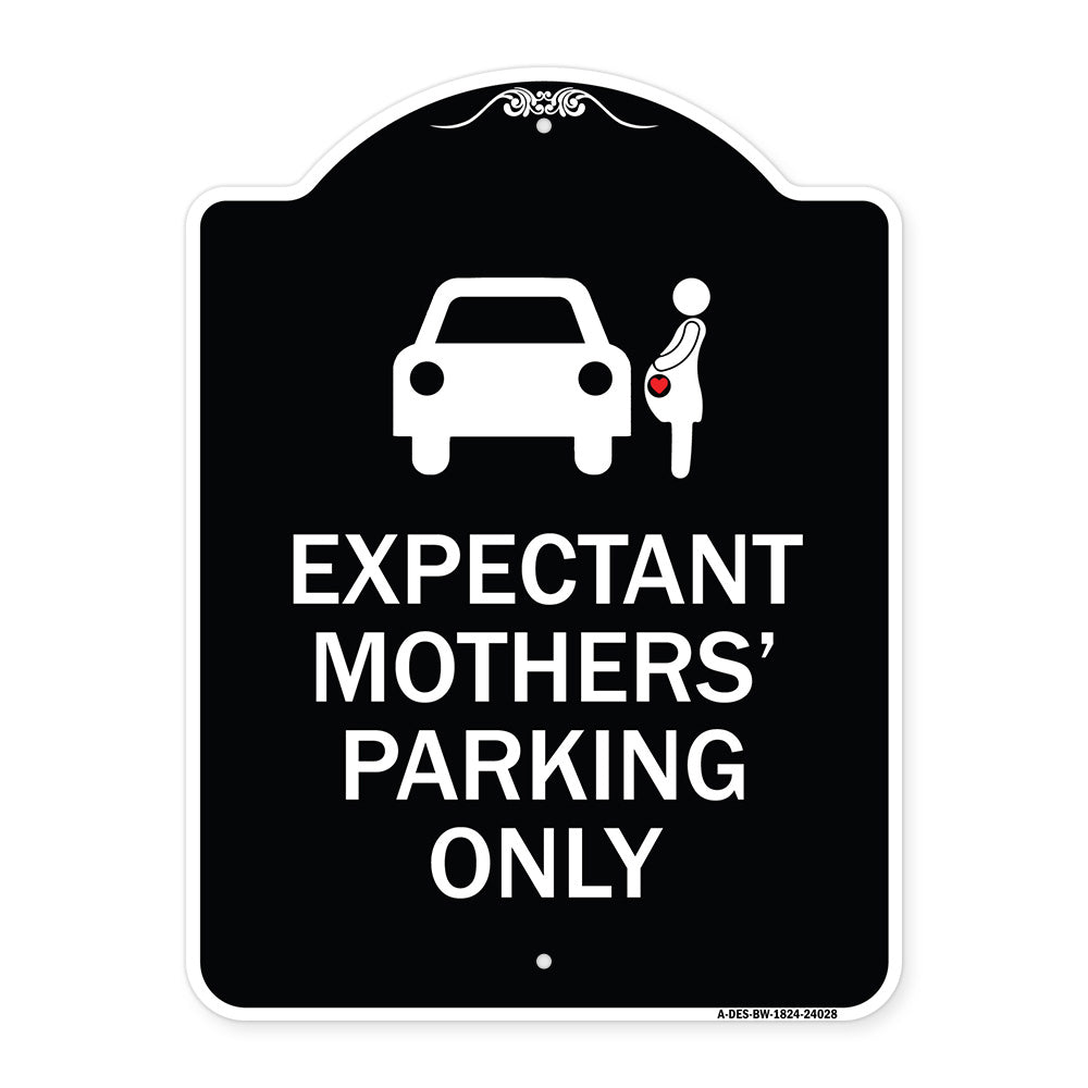 Expectant Mothers' Parking Only (With Graphic)