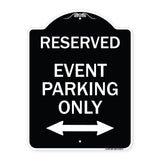 Event Parking Only (With Bidirectional Arrow)