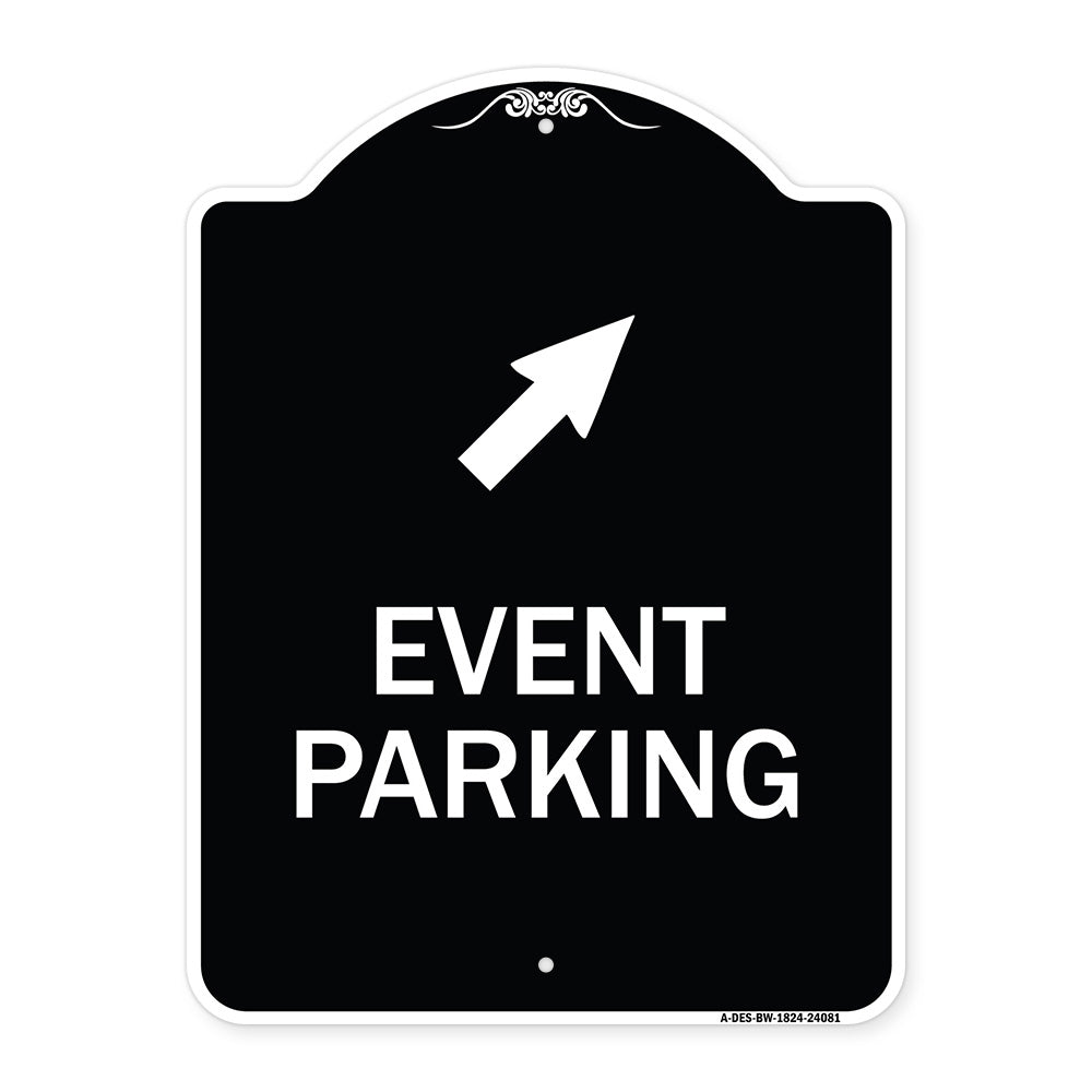 Event Parking (Up Right Arrow Symbol)