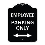 Employee Parking Only (With Bi-Directional Arrow)