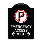 Emergency Access Route (With Bidirectional Arrow)