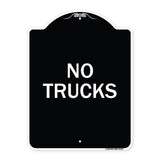 Driveway Sign No Trucks