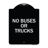 Driveway Sign No Buses or Trucks