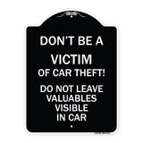 Don't Be A Victim of Car Theft! Do Not Leave Valuables Visible in Car