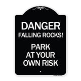 Danger Falling Rocks! - Park at Your Own Risk