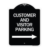 Customer and Visitor Parking (With Right Arrow)