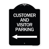 Customer and Visitor Parking (With Left Arrow)