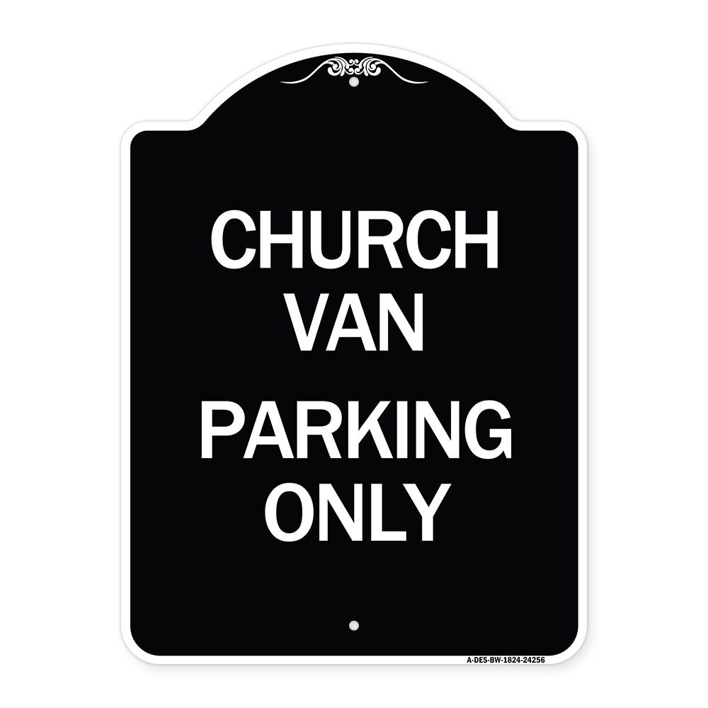 Church Van Parking Only