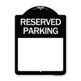 Blank Reserved Parking