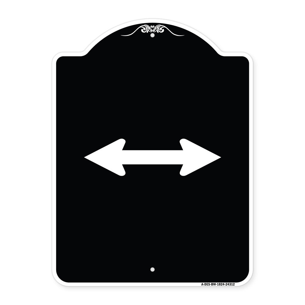 Bidirectional Arrow (Black)