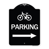 Bicycle Symbol Parking (Right Arrow