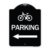 Bicycle Symbol Parking (Left Arrow)