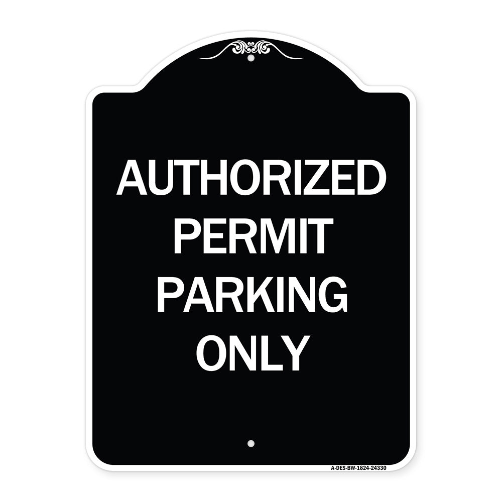 Authorized Permit Parking Only