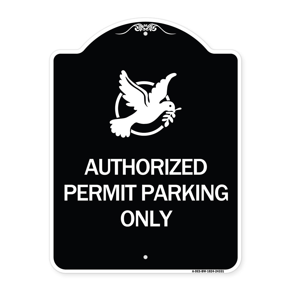 Authorized Church Parking Only (With Graphic)