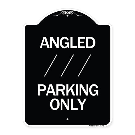 Angle Parking Only (With Bidirectional Arrow) 1