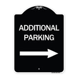 Additional Parking Sign (Right Arrow)