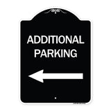Additional Parking Sign (Left Arrow)