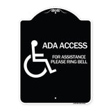 ADA Access for Assistance Ring Bell (With New Isa Symbol)