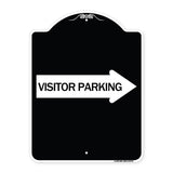 Visitor Parking (With Right Arrow)