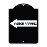 Visitor Parking (With Left Arrow)