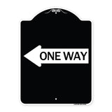 One Way (With Left Arrow)