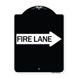 Fire Lane Right Arrow