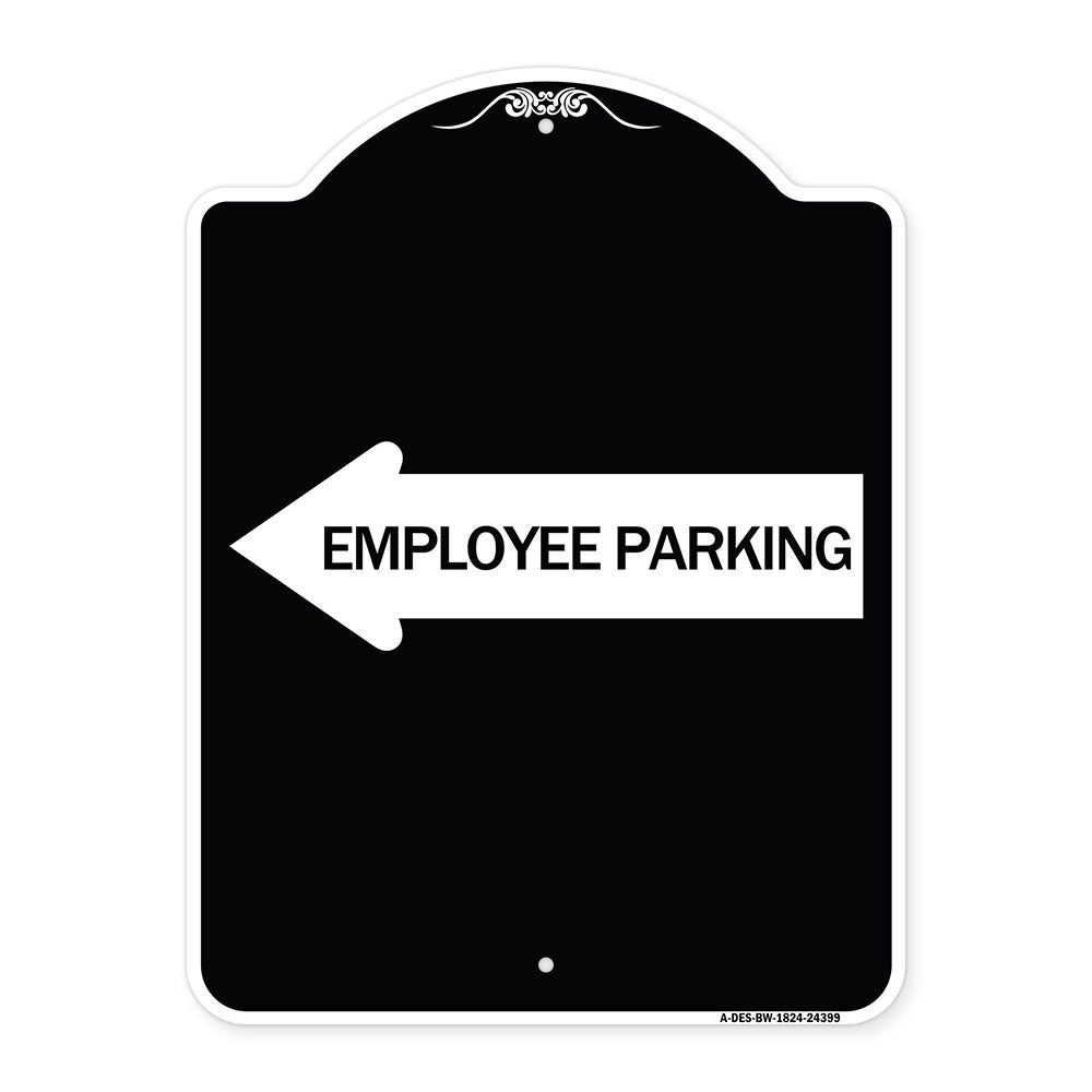 Employee Parking (With Left Arrow)