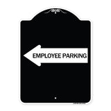 Employee Parking (With Left Arrow)