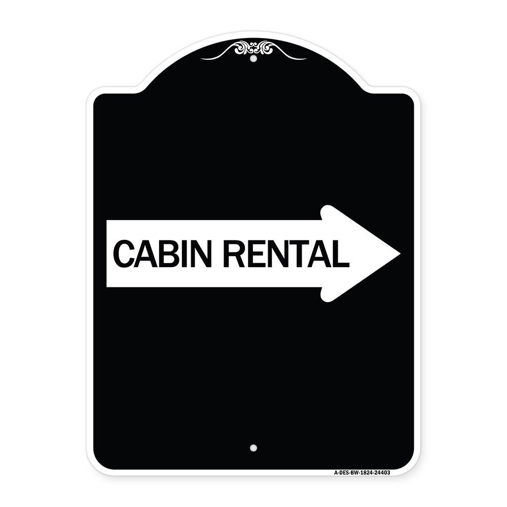 Cabin Rental (With Right Arrow)