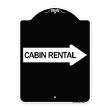Cabin Rental (With Right Arrow)
