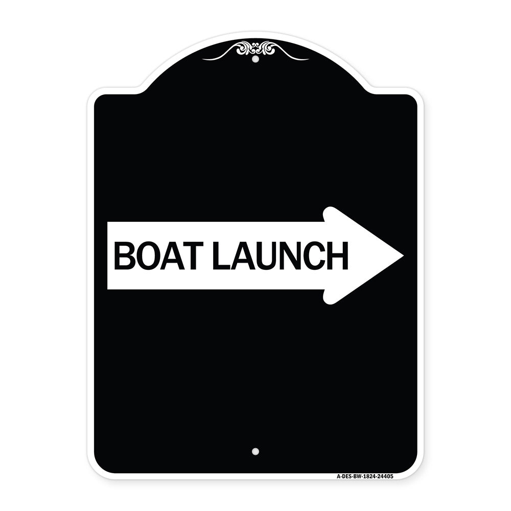 Boat Launch (With Right Arrow)