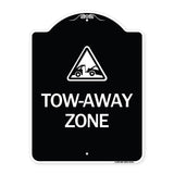 Tow-Away Zone with Graphic