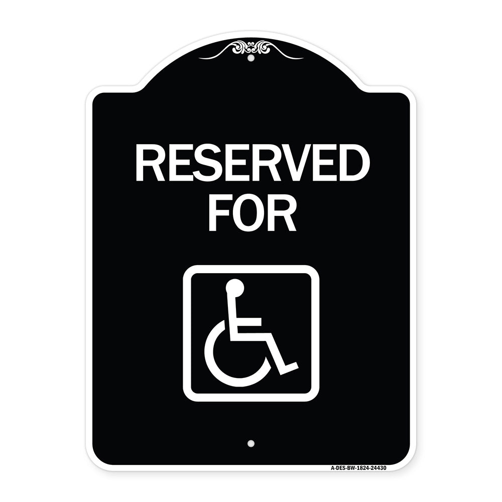 Reserved for (With Accessible Symbol)