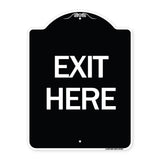 Exit Here