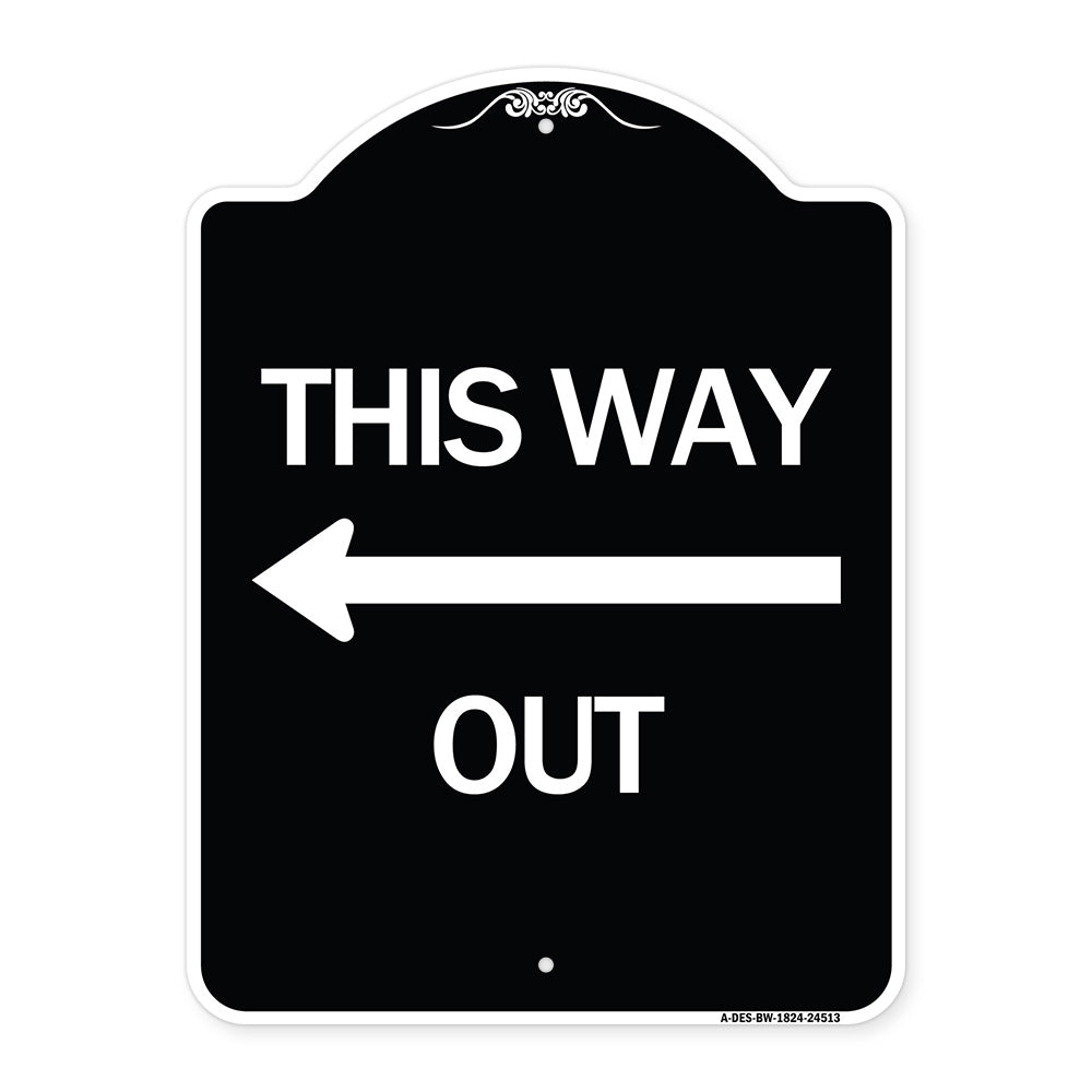 This Way Out (Left Arrow)