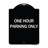 One Hour Parking Only