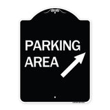 Parking Area (Up Right Arrow Symbol)