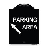Parking Area (Up Left Arrow Symbol)