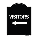 Visitors with Left Arrow