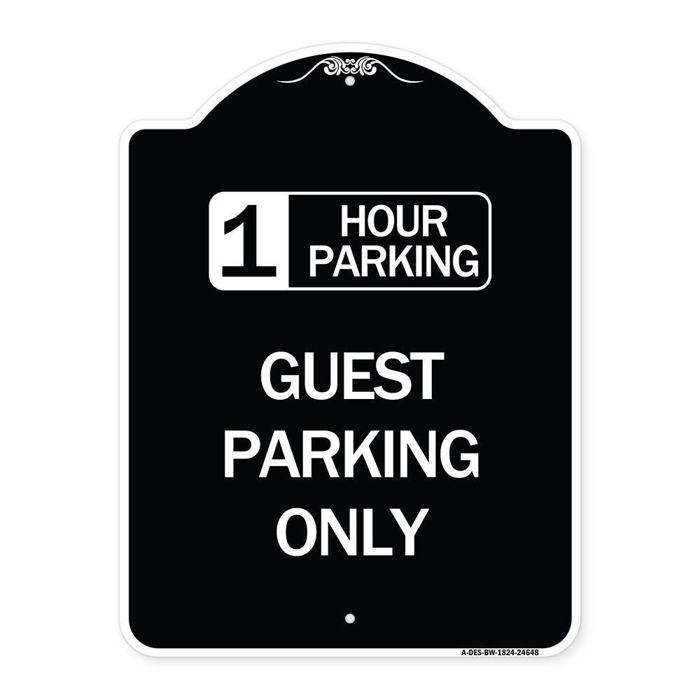 1 Hour Parking Guest Parking Only