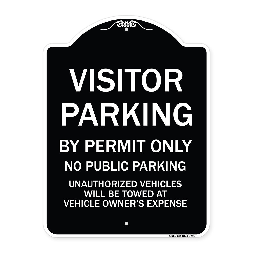 Visitor Parking By Permit Only, No Public Parking