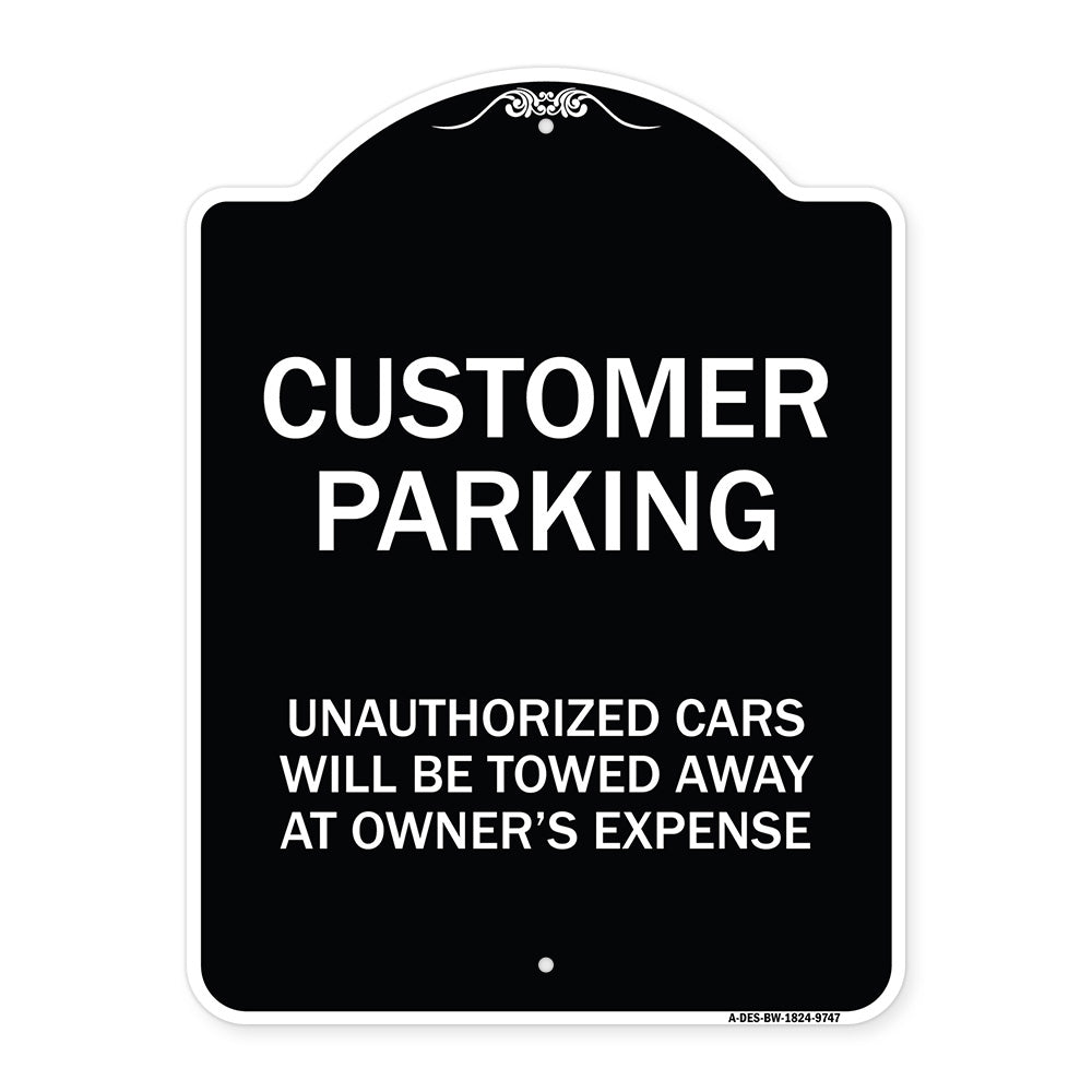 Unauthorized Cars Will Be Towed Away At Owner's Expense