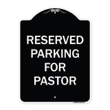 Reserved Parking For Pastor