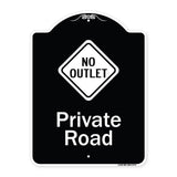 Private Road With No Outlet Symbol