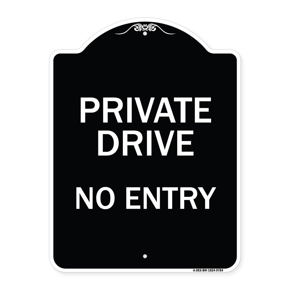 Private Drive No Entry