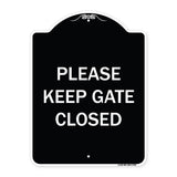 Please Keep Gate Closedplease Keep Gate Closed