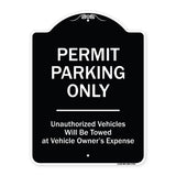 Permit Parking Only Unauthorized Vehicles