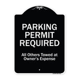 Parking Permit Required All Others Towed At Owner's Expense