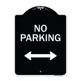 No Parking With Bidirectional Arrow