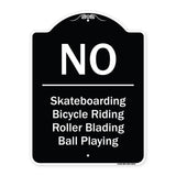 No - Bicycle Riding, Roller Blading, Ball Playing